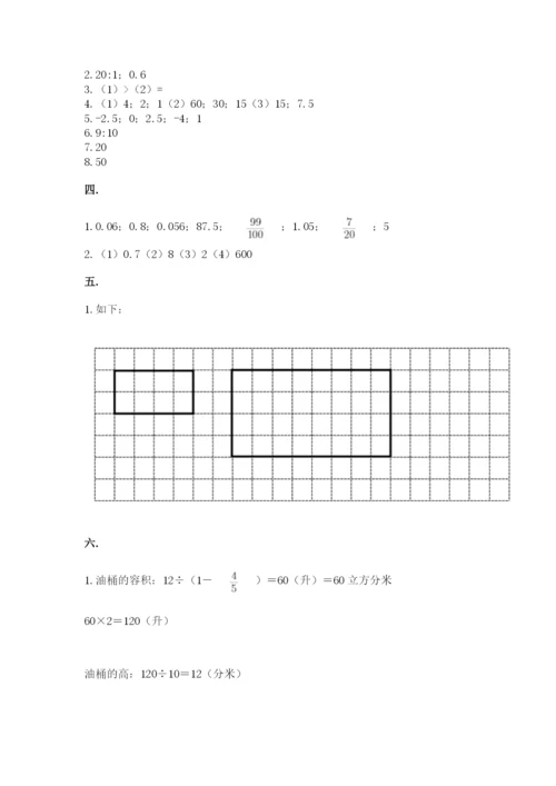 苏教版数学小升初模拟试卷精品【考点梳理】.docx