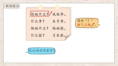 【核心素养】部编版语文一年级下册-识字2. 姓氏歌 第2课时（课件）