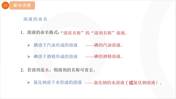 9.1.1 溶液的形成课件(共23张PPT内嵌视频) 2024-2025学年化学人教版九年级下册
