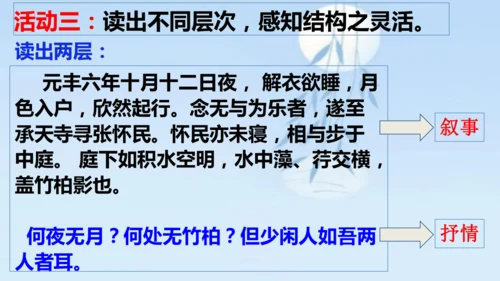 11 短文二篇《记承天寺夜游》课件