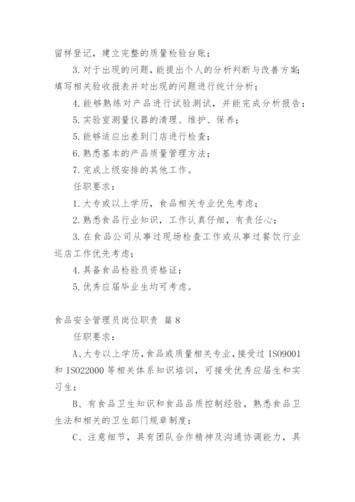 食品安全管理员岗位职责.docx
