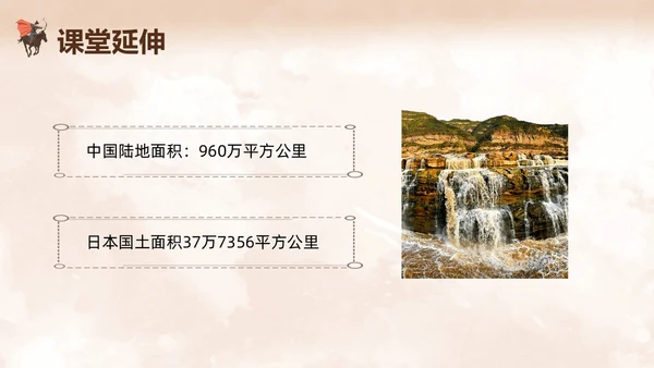 棕色简约人教版五年级音乐下册保卫黄河PPT模板宣传PPT动保护母亲河日
