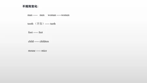 【名词单复数】课件PPT
