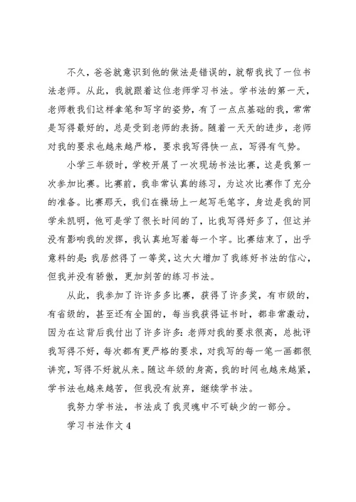学习书法作文(共13页)