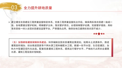 关于加强耕地保护提升耕地质量完善占补平衡的意见全文学习PPT课件