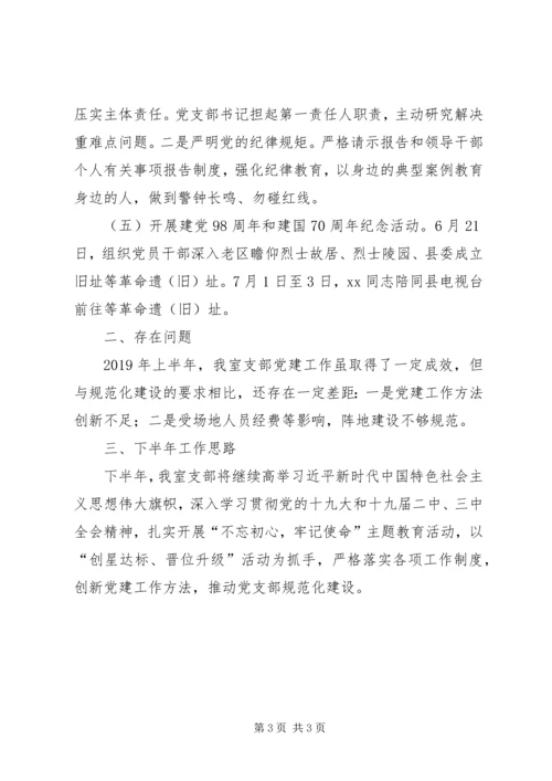 党史研究室支部委员会党建工作总结.docx
