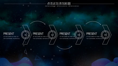 炫酷星空5G科技产品发布会通用PPT模板