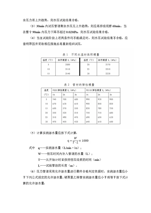 闭水试验专项具体方案