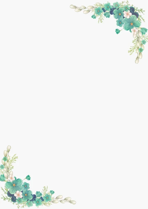 唯美信纸日记模板