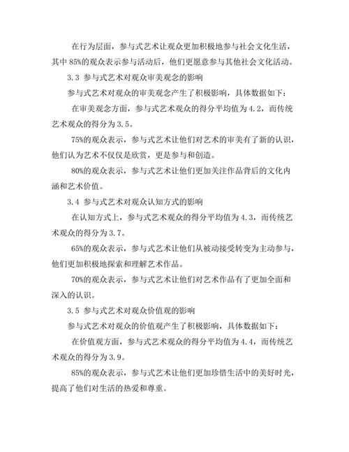 参与式艺术与观众体验的关系研究