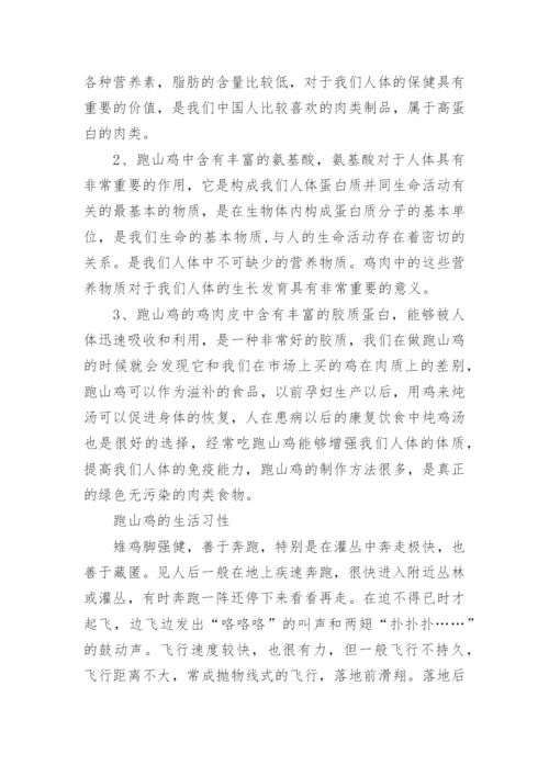 跑山鸡怎么养.docx