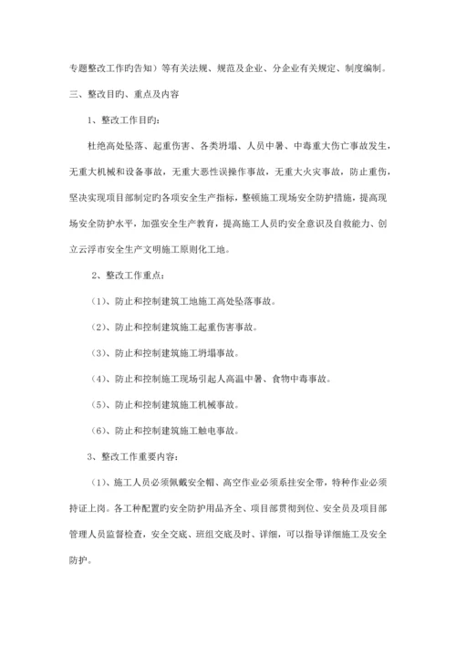 建筑施工安全生产专项整治方案.docx