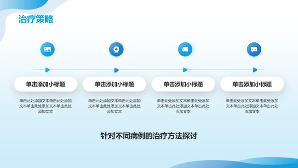 蓝色商务风医生工作总结汇报通用PPT模板