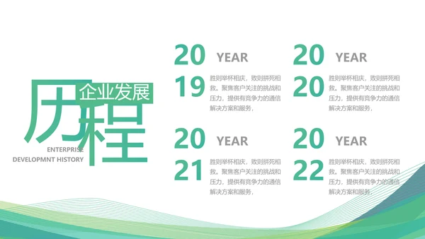 绿色清新医疗医药公司简介动态PPT