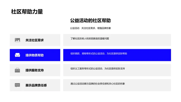 大雪公益活动策划PPT模板