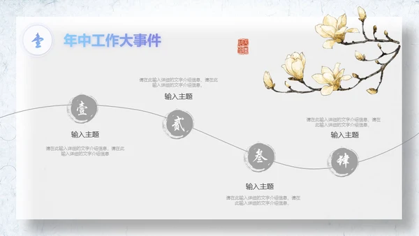 水墨中国风梦想起航大帆船航海家通用PPT模板