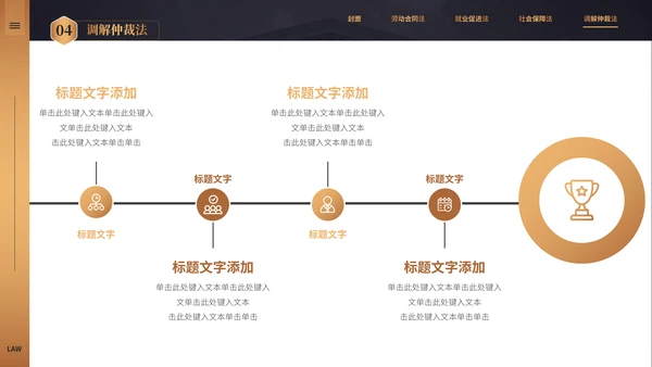 大学法律专业律师事务所法院法学通用PPT模板
