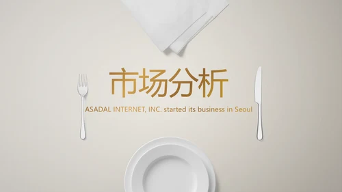餐饮商业计划书商务动态PPT模板