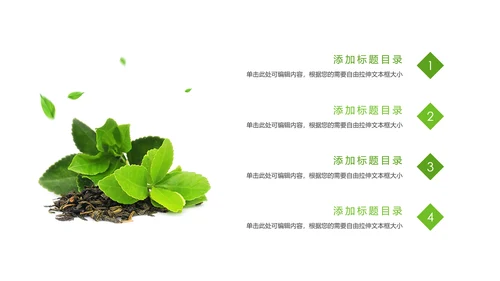 唯美清新绿色茶园茶艺茶文化品茶论道PPT模板