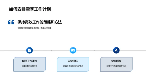 雪中寻机，效率不减