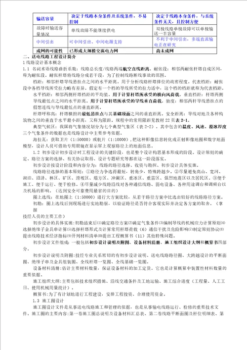 电力造价预算员培训资料线路专业