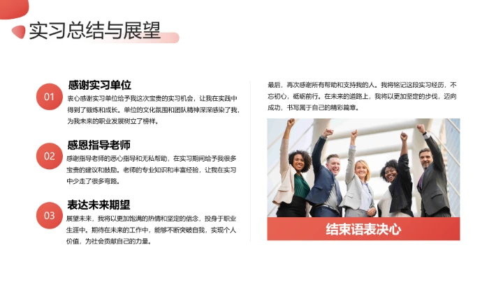 大学生暑期实习报告完整版内容参考模板PPT