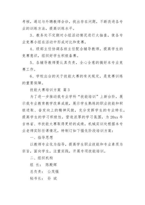 技能大赛培训方案.docx