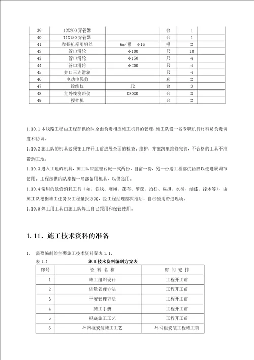 电力工程施工组织设计(1)