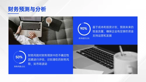 蓝色商务风企业融资路演介绍PPT模板