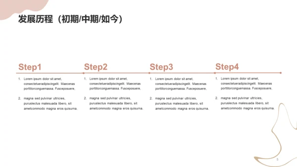 红色复古花艺简约清新培训课件