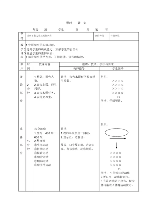 体育舞蹈教案