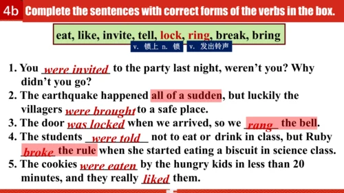 Unit 6 When was it invented Section A 2d-Grammar 被