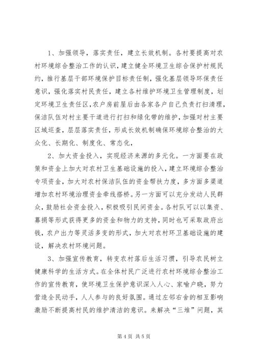 农村环境整治调研报告.docx