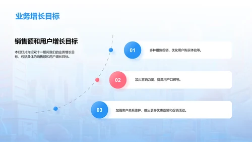 蓝色3D创意酷炫双十一营销策划PPT模板