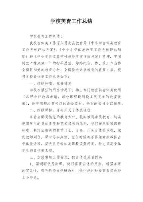 学校美育工作总结.docx
