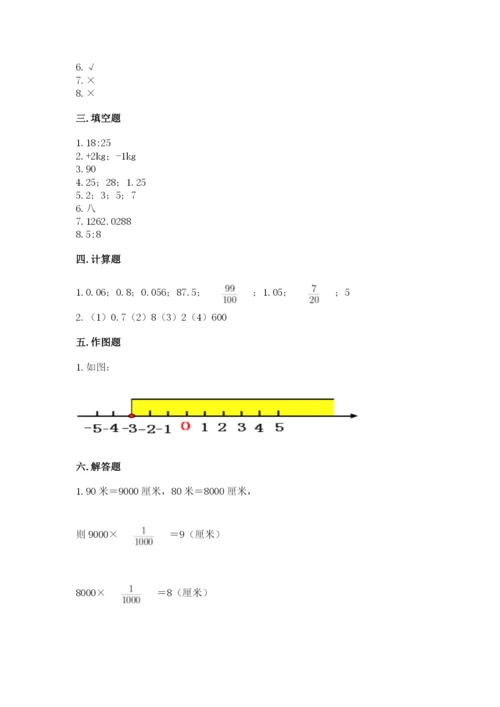 沪教版数学六年级下册期末检测试题及答案【新】.docx