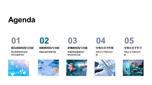 科技风生物医疗教学课件PPT模板