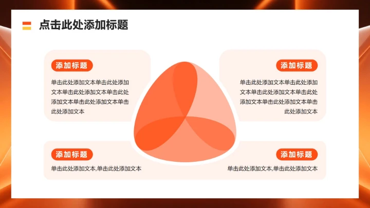 橙黄色商务风大学生就业发展报告PPT模板