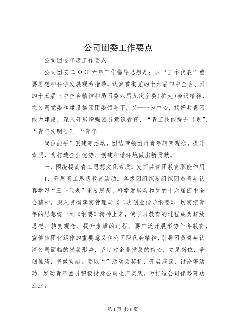 公司团委工作要点 (4).docx