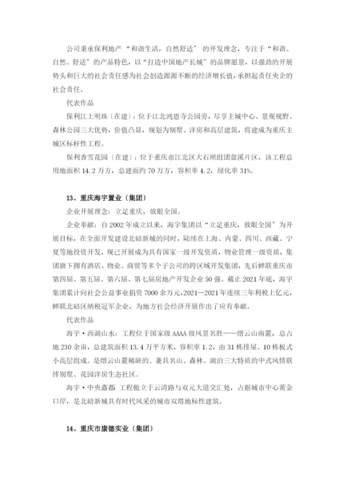 重庆市“房地产开发企业五十强”.docx