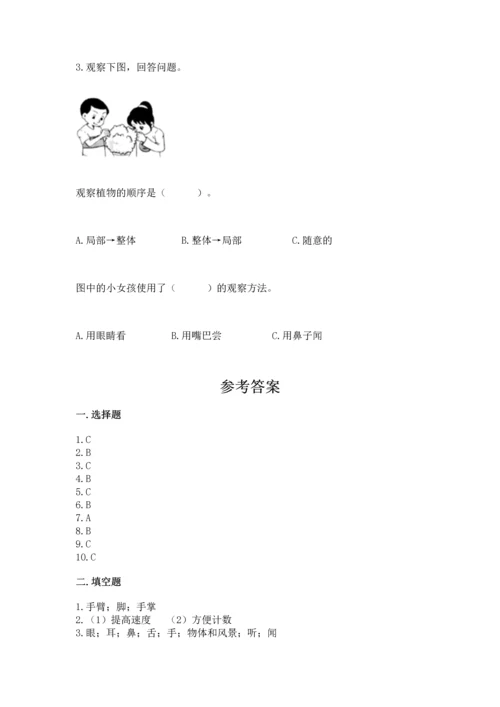 教科版小学一年级上册科学期末测试卷含完整答案【全优】.docx