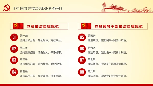党员干部党建知识应知应会党课培训PPT模板