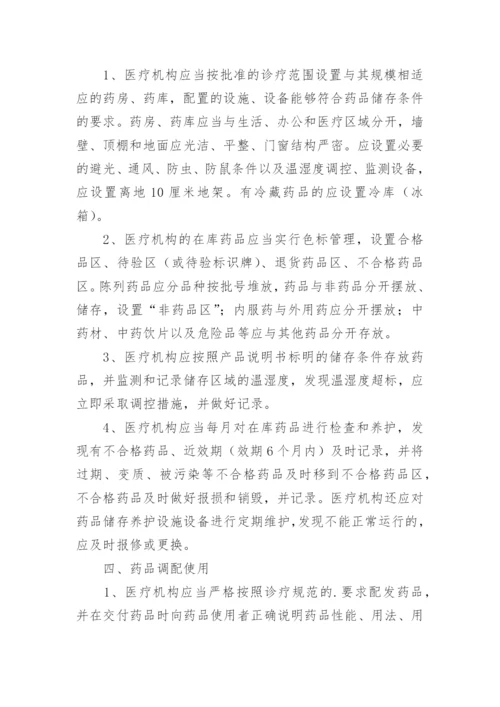 医院药房管理制度.docx