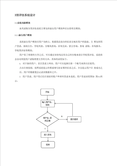 毕业设计高考录取分预评估系统的设计与实现