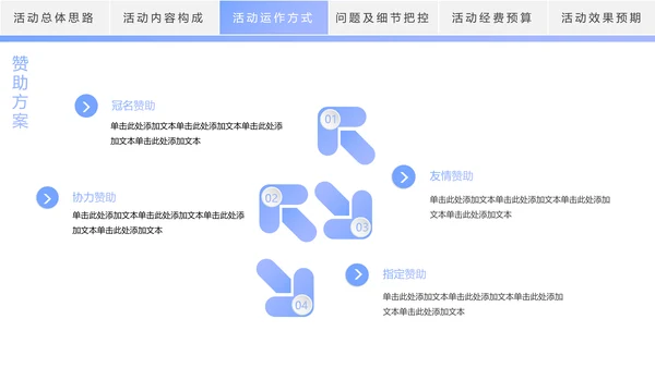 时尚线条商务活动策划方案书PPT模板