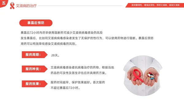 红色简约为艾发声预防艾滋病主题班会PPT世界艾滋病日