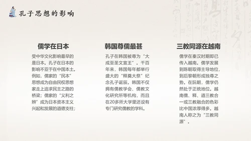 孔圣人儒家国学教育PPT模板