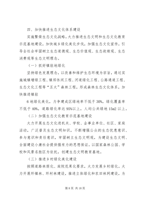 某市十三五林业发展规划 (5).docx