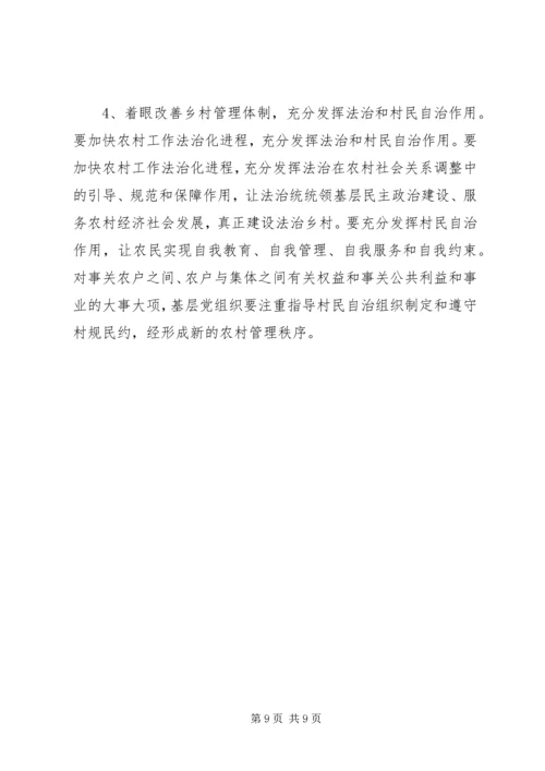 关于新形势下转变乡村职能　　促进农村经济发展的调查.docx