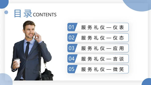 物业服务礼仪及礼貌用语PPT模板